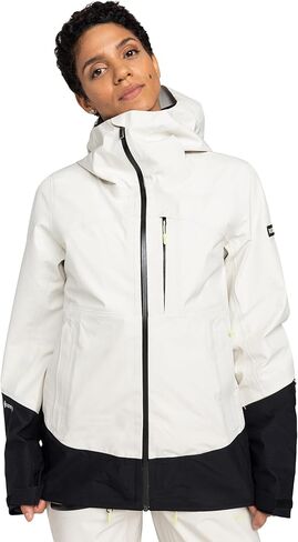 سترة التزلج النسائية Lunalite Gore-tex المكونة من 3 طبقات من Roxy - مقاومة للماء حتى 30 كيلو، وسترة على الجليد خالية من Pfas in Saudi Arabia