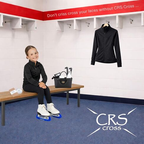 سترة التزلج على الجليد CRS Cross. فائقة النعومة بسحاب كامل للتزلج على الجليد للفتيات والنساء. طول الورك الأسود in Kuwait