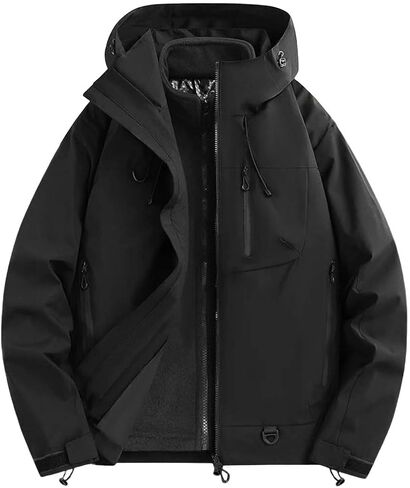Women's 3-in-1 Waterproof Windproof Ski Jacket For Spring Winter Outdoor Sports And Activities in Saudi Arabia