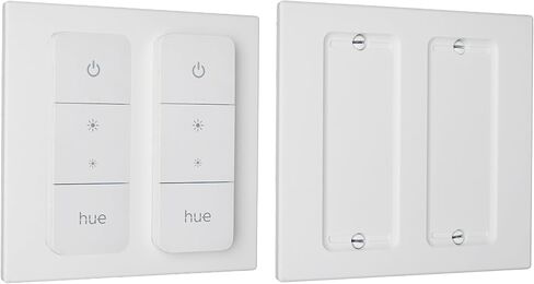 BERKLEY Wall Switch Cover Adapter Plate, Compatible with Philips Hue V2 Dimmer Remote (Single: Decora with Remote on Top) in Saudi Arabia