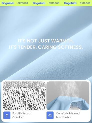 سترة Gogokids للأولاد والبنات مقاومة للماء خفيفة الوزن سترة واقية من المطر معطف واق من المطر رياضي بغطاء للرأس ملابس خارجية لركوب الدراجات والمشي لمسافات طويلة والجري، أزرق، 9-10 سنوات in Kuwait