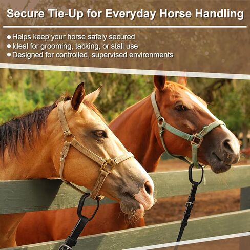 4 Pcs Protective Horse Blocker Tie Multi-Purpose Horse Clip Portable Versatile and Reusable Tie with Quick Release Under Heavy Pressure Design for When Secure is a Concern in Saudi Arabia
