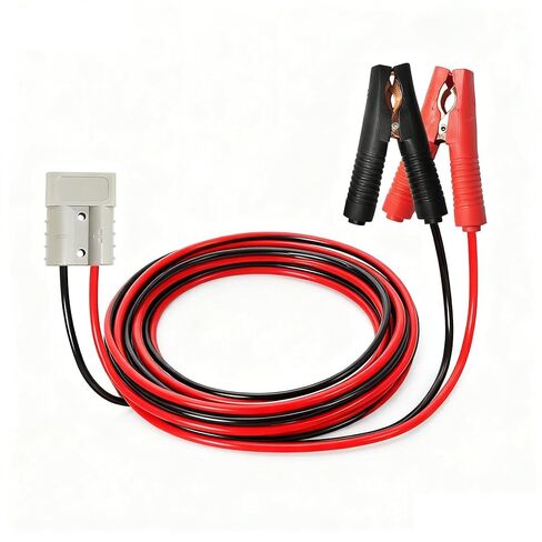 10AWG Battery Alligator Clip, 50A Anderson to Alligator Clip Connector, 600V Quick Connector Plug Battery Clip for Car Battery Charging.（2M） in Kuwait