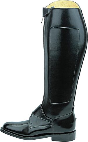 Mens Man Invader-2 Polo Players Boots Tall Knee High Leather Equestrian Black in Saudi Arabia