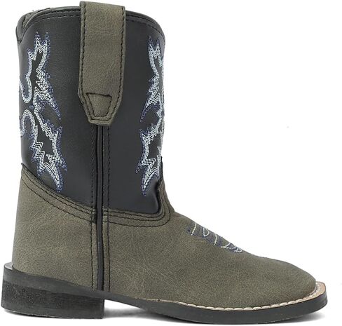 TuffRider Toddler Canyonlands Square Toe Western Boot- Brown w/Tan- 5T in Saudi Arabia