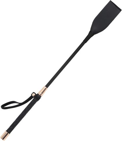 Horse Whip, Black Riding Crop, 18 Inches Long, Genuine Leather Equestrian Teaching Whip in Kuwait