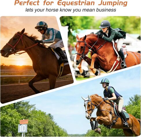 Horse Whip, Black Riding Crop, 18 Inches Long, Genuine Leather Equestrian Teaching Whip in Kuwait