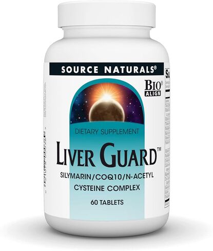 Source Naturals Liver Guard, with Silymarin, CoQ10, L-Cysteine Complex, for healthy liver function* - 120 Tablets in Saudi Arabia