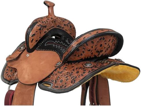سرج أسطواني من Tough 1 Royal King Hawley مقاس 12 بوصة بني/ in Saudi Arabia