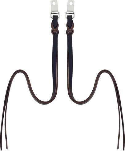 Jeereal Replacement Clip & Strings 2-Pack, 24" x1/2", Durable Latigo Leather with Stainless Steel Clips for Western Saddles in Saudi Arabia
