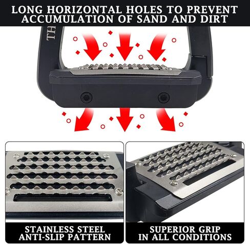 THREE ARCHERS Safety Stirrups Side Opening Design for Adults, Breakaway Stirrups with Anti-Slip Stainless Steel Inclined Tread Horse Riding Equipment for Equestrian Beginner Trail in Kuwait