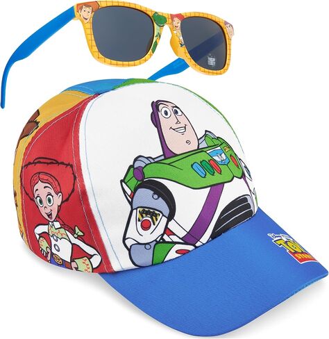 Sonic the Hedgehog | Disney Toy Story Baseball Cap and Sunglasses Set for Boys UV 400 Sun Protection Gifts for Kids in Kuwait