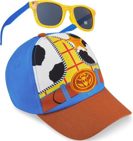 Sonic the Hedgehog | Disney Toy Story Baseball Cap and Sunglasses Set for Boys UV 400 Sun Protection Gifts for Kids in Saudi Arabia