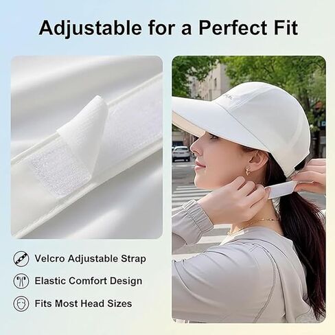 2 Pack UPF Sun Protection Baseball Hat for Men and Women, Lightweight Quick-Drying Waterproof Wide Brim Outdoor Sports Hat in Saudi Arabia