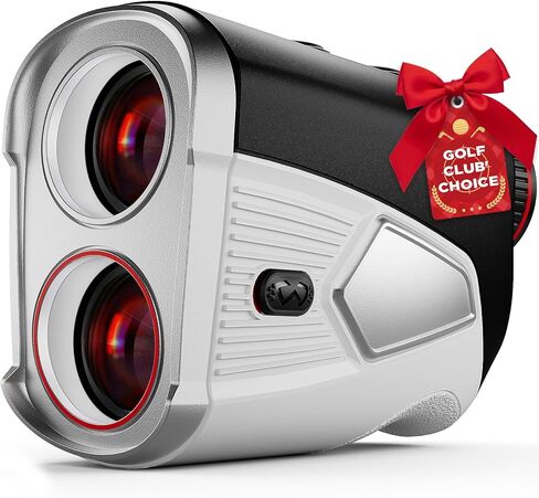 Upgraded 0.5 Second Easily Lock on a Pin Golf Rangefinder with Slope 2X HD Bright LCD, 1500 Yards Range Finder for Golf/Hunting, 7X Magnification with Flag Pole Locking Vibration, Golf Gifts Pcs in Saudi Arabia