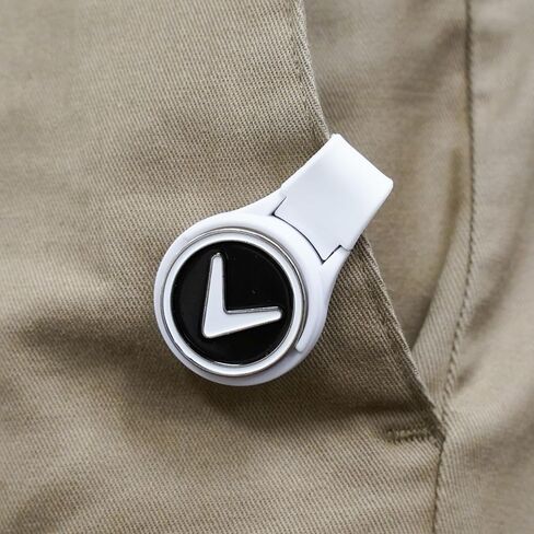 Callaway Magnetic Golf Ball Marker Hat Clips 2-Pack - Black/White in Kuwait