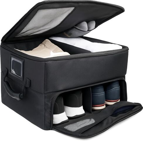 Golf Accessories for Men - Unique Golfer Gifts for Men - Versatile and Ventilated Golf Storage Bag with Shoe Organizer, Ideal for SUV & Car - Durable Golf Trunk Locker Gift Idea in Saudi Arabia