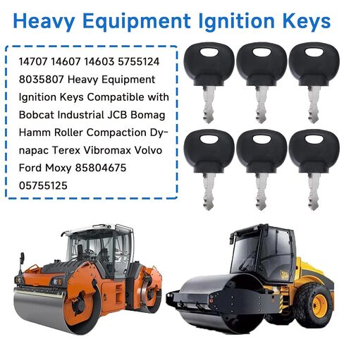 مفاتيح الإشعال H800 AT194969 AT147803 بديلة لحفارة Jo-hn Deere Hita-chi Dozer Fiat New Ho-lland (6 قطعة) in Kuwait
