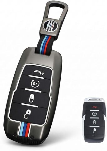 for Ram Key Fob Cover Case Metal Shell Smart Key Holder Protector Compatible for 2019-2024 Dodge Ram 1500 2500 3500 in Kuwait