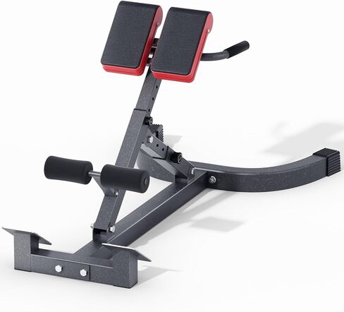 Roman Chair, Adjustable Hyper Back Extension Machine - 500LBS Multi-Function Back Extension Bench Machine for Glute, Hamstring and Lower Back Workout Equipment for Home Gym Fitness in Saudi Arabia