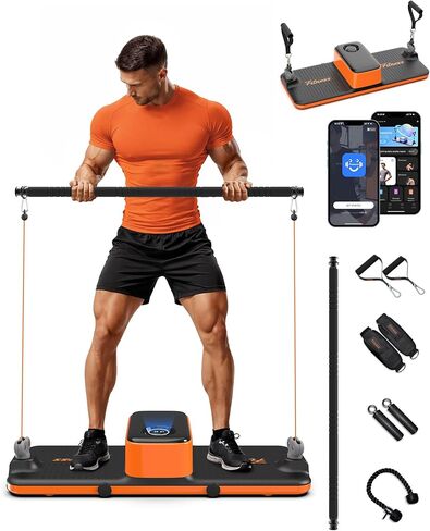 Smart Portable Home Gym Strength Training Workout Cable Machine, All in one Gym,Functional Full Body Fitness Equipment, 220LBS Resistance,Compact for Travel,Small Space & Home Exercise in Saudi Arabia