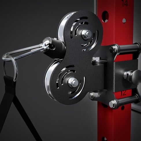 RitFit M2 Smith Machine with with Cable Crossover System, 3D Functional Trainer & Power Cage, 16 Adjustment Holes, 6 Storage Pegs for Full-Body Home Gym in Saudi Arabia