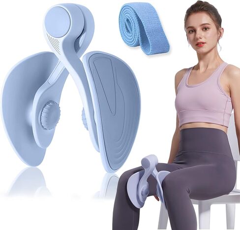 Pelvic Floor Exercise Devices, Inner Thigh Kegel Exerciser, Kegel Trainer for Postpartum Rehabilitation, Exerciser of Thigh at Home, Hip Under Desk Exercise Men Women with Band in Saudi Arabia
