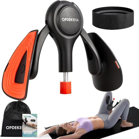 Thigh Trainer for Women, 15-70lb Adjustable Resistance Inner Thigh Exerciser with Resistance Band, Kegel Exercise Equipment for Pelvic Floor Muscle Repair, Yoga & Weight Loss at Home Gym in Kuwait