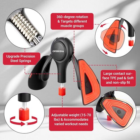 Thigh Trainer for Women, 15-70lb Adjustable Resistance Inner Thigh Exerciser with Resistance Band, Kegel Exercise Equipment for Pelvic Floor Muscle Repair, Yoga & Weight Loss at Home Gym in Kuwait