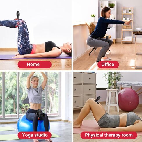 Thigh Trainer for Women, 15-70lb Adjustable Resistance Inner Thigh Exerciser with Resistance Band, Kegel Exercise Equipment for Pelvic Floor Muscle Repair, Yoga & Weight Loss at Home Gym in Kuwait