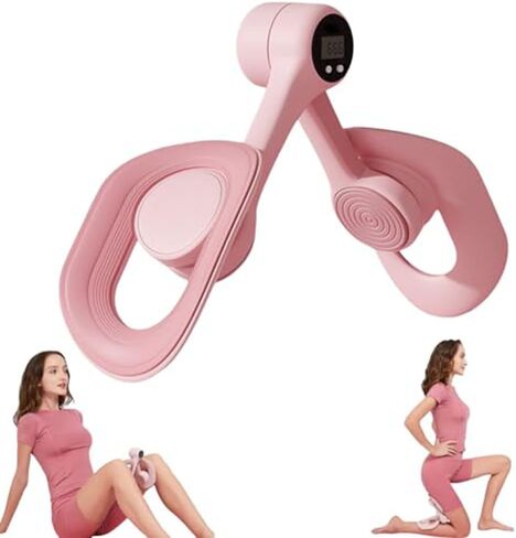 Pelvic Floor Trainer Women, 2025 New Upgraded Thigh Trainer, Intelligent Counting, 360° Rotation, Anti Slip Design, Thigh Toner Workout (Pink) in Kuwait