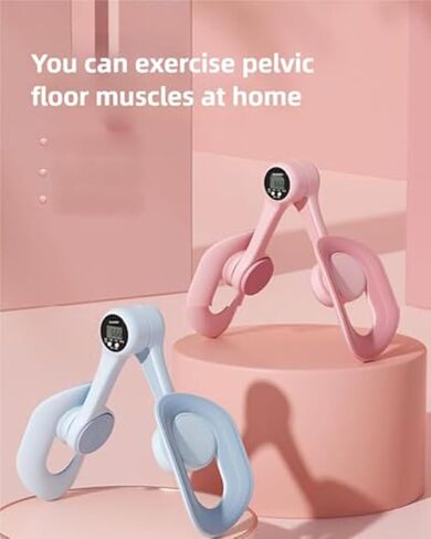 Pelvic Floor Trainer Women, 2025 New Upgraded Thigh Trainer, Intelligent Counting, 360° Rotation, Anti Slip Design, Thigh Toner Workout (Pink) in Kuwait