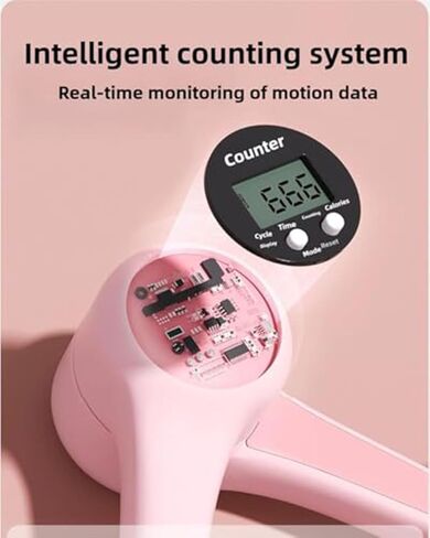 Pelvic Floor Trainer Women, 2025 New Upgraded Thigh Trainer, Intelligent Counting, 360° Rotation, Anti Slip Design, Thigh Toner Workout (Pink) in Kuwait