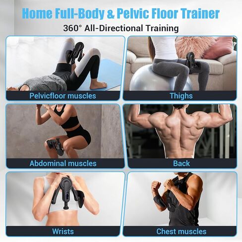 جهاز تمرين الفخذ الداخلي للنساء، مدرب فخذ مقاوم قابل للتعديل بوزن 15-80 رطل مع شريط مقاومة (قطعتين)، معدات كيجل لتمرين الفخذ لعضلات قاع الحوض، وتشكيل الجسم، واليوجا واللياقة المنزلية in Kuwait