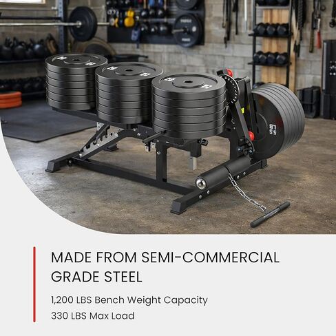 مقعد أثقال قابل للتعديل من طراز GLX مع جهاز تمديد وتجعيد الساق، مقعد كامل للجسم لصالة الألعاب الرياضية المنزلية، رائع لضغط مقاعد البدلاء، الجلوس، تجعيد الواعظ، دفعات الورك وغيرها من التمارين المحملة باللوحة in Kuwait