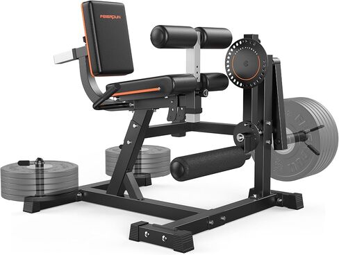 FEIERDUN 4-in-1 Adjustable Leg Extension Curl Machine - 700lbs Capacity Leg Extension Machine for Lower Body Workouts - Adjustable Leg Curl Machine, Home Gym Equipment in Kuwait
