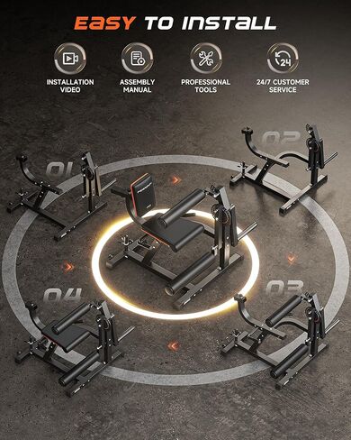 FEIERDUN 4-in-1 Adjustable Leg Extension Curl Machine - 700lbs Capacity Leg Extension Machine for Lower Body Workouts - Adjustable Leg Curl Machine, Home Gym Equipment in Saudi Arabia