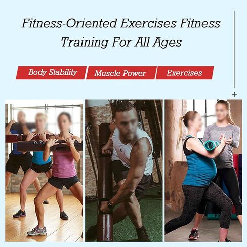 Portable Training Rubber Weight Bar,Weight-Bearing Fitness Equipment,for Functional Fitness Home Gym in Saudi Arabia