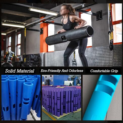 Portable Training Rubber Weight Bar,Weight-Bearing Fitness Equipment,for Functional Fitness Home Gym in Saudi Arabia