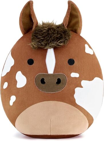 PEACH CAT Original Quarter Horse Stuffed Animal 12" Cute Horse Plush Soft Plushies Toys Gifts for Kids Adults Brown in Kuwait