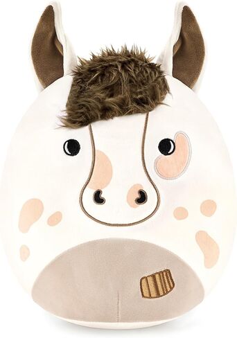PEACH CAT Original Quarter Horse Stuffed Animal 12" Cute Horse Plush Soft Plushies Toys Gifts for Kids Adults Brown in Kuwait