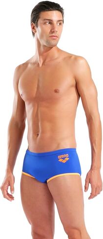 Arena Men's One Big Logo Low-Eaist Swim Swim Pool Swimsuit الرياضية in Saudi Arabia