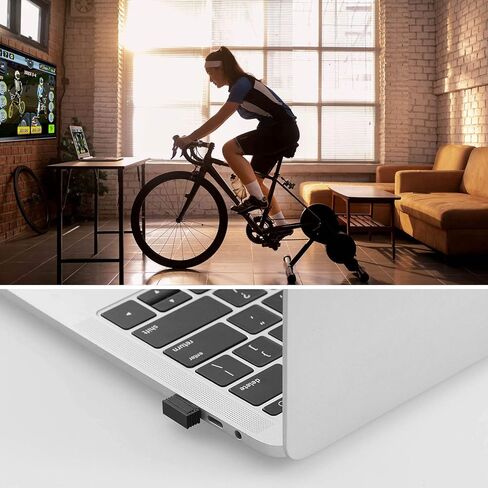 CooSpo USB ANT Stick,ANT+ Dongle for Indoor Cycling Training Data Transmission, Compatible with BKOOL Wahoo TacX Bike Trainer,Zwift TrainerRoad Garmin Connect Cycleops Trainer Rouvy TacX Vortex in Kuwait