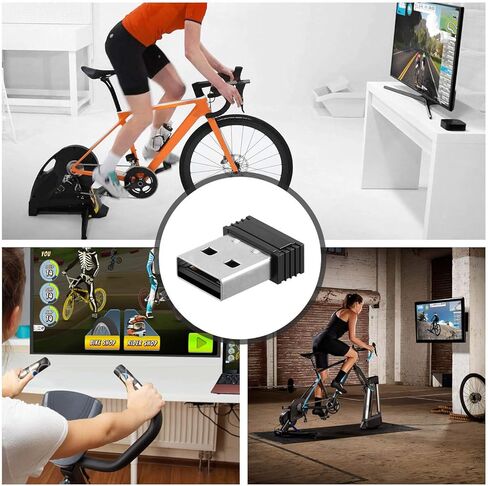 CooSpo USB ANT Stick,ANT+ Dongle for Indoor Cycling Training Data Transmission, Compatible with BKOOL Wahoo TacX Bike Trainer,Zwift TrainerRoad Garmin Connect Cycleops Trainer Rouvy TacX Vortex in Kuwait