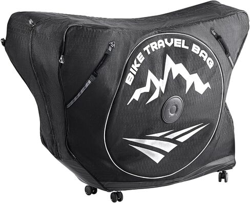 VEVOR Triathlon Bike Travel Bag, Transport Bicycle Storage Carry Bag with TSA Lock & Dual Zipper, Triathlon Bicycle Case Max. Wheelbase 42 in for Travel, Outdoor Use, Train Airplane Subway Transport in Saudi Arabia