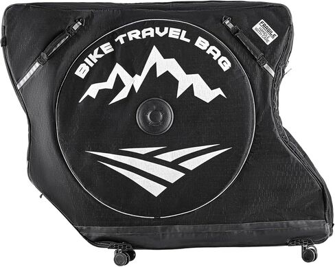 VEVOR Bike Travel Bag, Road Bike Bag Road Bicycle Storage Carry with TSA Lock & Dual Zipper, Black Bicycle Case Wheelbase 37-42 in for Air Travel, Outdoor Use, Airplane, Car, Train, Subway Transport in Saudi Arabia