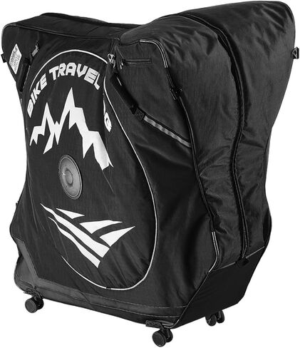 VEVOR Bike Travel Bag, Road Bike Bag Road Bicycle Storage Carry with TSA Lock & Dual Zipper, Black Bicycle Case Wheelbase 37-42 in for Air Travel, Outdoor Use, Airplane, Car, Train, Subway Transport in Saudi Arabia