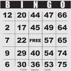 200 Bingo Cards, Large 4.5" x 4.5", Paper Bingo Sheets, Disposable or Reusable for Daubers or Chips in Saudi Arabia