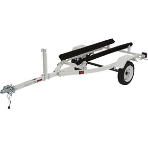 Jet Ski Trailer Kit, PWC Steel Trailer with 610-Lb Load Capacity, 6.4ft x 3.3ft Deck, Adjustable Bunks, DOT-Approved LED Lights, Personal Watercraft Trailer in Kuwait