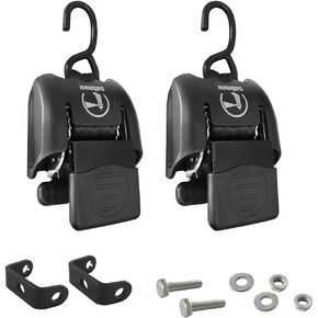 قابل للسحب قارب رافدة التعادل أسفل الأشرطة قارب مقطورة التعادل أسفل حزام 2x43 بوصة، 2500 رطل قوة كسر مع قفل الإفراج السريع (البلاستيك) in Kuwait